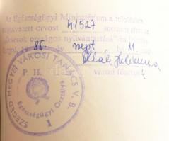 1984 Szegedi orvosi diploma summa cum laude minősítéssel,