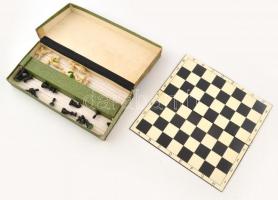 Magnetic sakk készlet, eredeti sérült dobozában. 30x30cm
