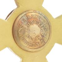 Ausztria 1955. "Tudományokért és Művészetekért Érdemkereszt" aranyozott, zománcozott bronz...