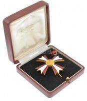 Ausztria 1955. "Tudományokért és Művészetekért Érdemkereszt" aranyozott, zománcozott bronz...