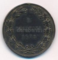 1873. "Hadiérem" bronz katonai érdemérem fül és mellszalag nélkül T:2-,3