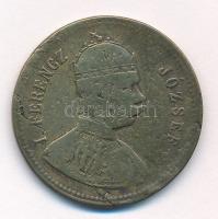 1896. "Milleniumi emlék / Ferenc József" Br emlékérem (30mm) T:2-,3