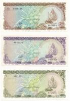 Maldív-szigetek 1983. 2R + 5R + 10R T:I-II az egyiken folt
Maldives 1983. 2 Rufiyaa + 5 Rufiyaa + 1...