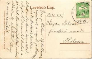 1917 Belatinc, Beltinci, Bellatincz; templom bal oldala. Ascher B. és fia kiadása / church