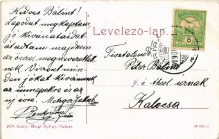 1909 Paripás, Parabuty, Parabutsch, Parabuc, Ratkovo; Községháza, Szentháromság szobor. W. L. (?) 19...