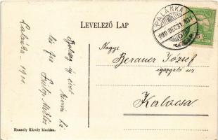 1910 Palánka, Backa Palanka; kaszinó. Reszely Károly kiadása / casino