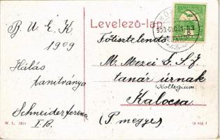 1908 Hódság, Odzaci; Római katolikus templom. W.L. 1994. / Kirche / church