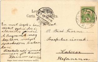 1907 Futak, Futtak, Futog; Rudolfinum zárda iskola, Gróf Chotek-féle kendergyár, Vásár tér, Grófi ka...