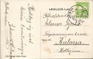 1913 Szilberek, Ulmenau, Backi Brestovac; Római katolikus templom. Cselenák István kiadása / church