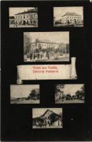 1907 Futak, Futtak, Futog; Hadik kastély, vasútállomás, vonat / castle, railway station, train