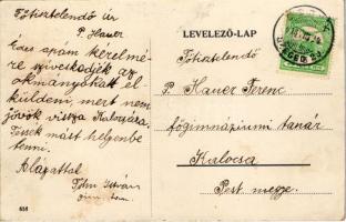 1913 Bácstóváros, Tovarisevo (Palánka); községháza, Görög keleti templom és iskola / town hall, Orth...