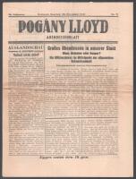 Keresztury Dezső (1904-1996) író, költő, újságíró autográf aláírása a Pogány Lloyd 1941.XI.16. megje...