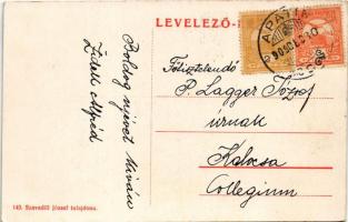 1909 Apatin, Új községháza. Szavadill József tulajdona/ Neues Rathaus / new town hall