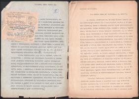 cca 1950-1970 Vas Zoltán (1903-1983) író, 56-os államminiszter levelezése Kádár Jánossal és Nyers Re...