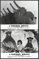 cca 1967 ,,A dzsungel könyve - Walt Disney mesevilága" című amerikai rajzfilm jelenetei, 17 db ...