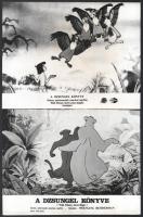 cca 1967 ,,A dzsungel könyve - Walt Disney mesevilága" című amerikai rajzfilm jelenetei, 17 db ...