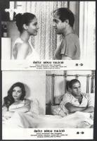 cca 1981 ,,Őrült római vakáció" című olasz filmvígjáték jelenetei és szereplői, 10 db vintage p...