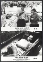 cca 1981 ,,Őrült római vakáció" című olasz filmvígjáték jelenetei és szereplői, 10 db vintage p...