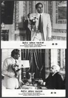 cca 1981 ,,Őrült római vakáció" című olasz filmvígjáték jelenetei és szereplői, 10 db vintage p...