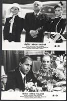 cca 1981 ,,Őrült római vakáció" című olasz filmvígjáték jelenetei és szereplői, 10 db vintage p...