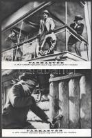 cca 1972 Jack London regényéből készült, ,,Farkasvér" című szovjet film jelenetei és szereplői,...