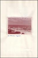 1962 A "Bárka" (SS Ciudad de Salamanca) Santa Cruz de la Palma kikötőjében és az Atlanti-ó...