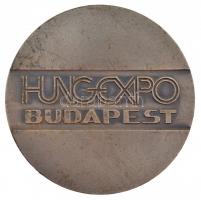 1981. "Hungexpo Budapest - Tavaszi Budapesti Nemzetközi Vásár 1982" ezüstpatinázott bronz ...