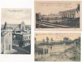 18 db RÉGI külföldi város képeslap és katonai motívumlap / 18 pre-1945 European town-view postcards ...