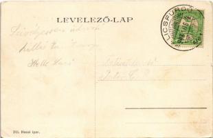 1908 Palics, Palic; férfi fürdő / men's bat, spa (EK)