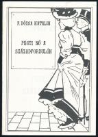 1991 Pesti nő a századfordulón, 8 db fotó a XX. század elejének divatjáról, kísérőfüzettel, kiadói p...