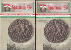 cca 1990-2003 Magyar Hírek 1 db és az Igazunk '56 4 db lapszáma, több érdekes írással az 1956-o...