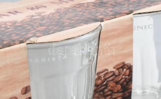 6 db Unicum barista pohár, eredeti csomagolásban 6 cm