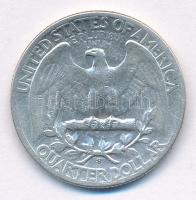 Amerikai Egyesült Államok 1947S 25c Ag T:2,2-
USA 1947S 25 Cents Ag C:XF,VF 
Krause KM#164