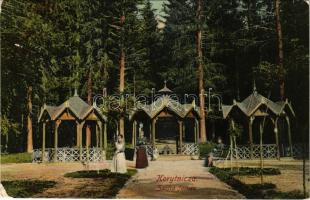 Koritnyica, Korytnica; Zsófia forrás. Komor Testvérek kiadása 1908. / mineral water spring (EK)