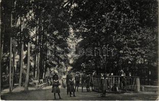 1911 Szliács, Sliac; park (EK)