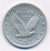 Amerikai Egyesült Államok 1927. 25c Ag "Álló Szabadság negyeddolláros" T:2- 
USA 1927. 25...