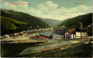 1910 Alsószalánk, Nizné Slovinky (Szepes); Bánya völgy. Balkányi S. kiadása / mine valley (EK)