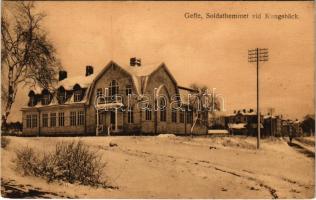 Gävle, Gefle; Soldatenhemmet vid Kungsbäck / soldiers home (EK)