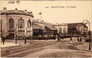 1928 Deauville, Le Casino / street view, casino, automobiles (EK)