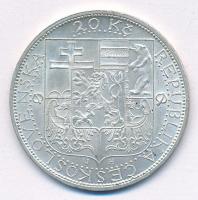 Csehszlovákia 1937. 20K Ag "Masaryk köztársasági elnök halála" T:1-
Czechoslovakia 1937. ...