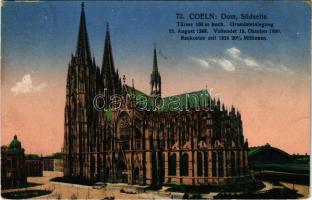 1915 Köln, Cologne; Dom, Südseite / cathedral (EK)