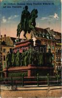 1915 Köln, Cologne; Denkmal König Friedrich Wilhelm III auf dem Heumarkt / monument (b)