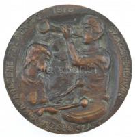 1978. Országos Kamarazene Találkozó - Székesfehérvár bronz plakett. Szign.: Sz.A. (101mm) T:2 hátoldalán ragasztásnyom