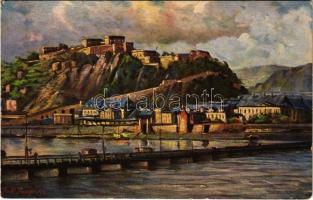 1914 Koblenz, Ehrenbreitstein / castle, fortress (small tears)