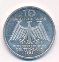 Németország 1995D 10M Ag "150 éve született Wilhelm Conrad Röntgen - 100 éves a Röntgen-sugár&q...