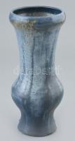 Bod Éva: Mázas kerámia váza, hibátlan, jelzett m: 23 cm