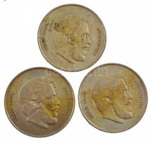 1947. 5Ft Ag "Kossuth" (3x) T:1-,2 patina 
Adamo F8.1