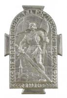 Osztrák-Magyar Monarchia 1916. Jenő Főherceg Hadseregcsoport ezüstözött fém jelvény ENTW.V.F.REICHL AUSGEF. ATEL. G. GURSCHNER WIEN VII/2 gyártói jelzéssel (42x28mm) T:1,1- / Austro-Hungarian Monarchy 1916. Heeresgruppe GO. Erzherzog Eugen silver plated badge, with ENTW.V.F.REICHL AUSGEF. ATEL. G. GURSCHNER WIEN VII/2 makers mark (42x28mm) C:UNC,AU