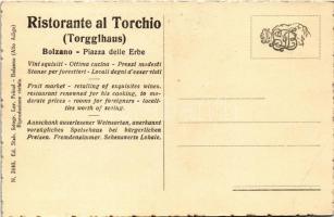 Bolzano, Bozen (Südtirol); Ristorante Casa al Torchio (Torgglhaus) / restaurant, market, advertiseme...