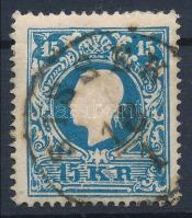 1858 15kr "SISSEK" Certificate: Goller